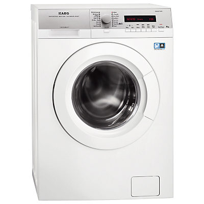 AEG LW74486FL Freestanding Washing Machine, 8kg Load, A+++ Energy Rating, 1400rpm Spin, White